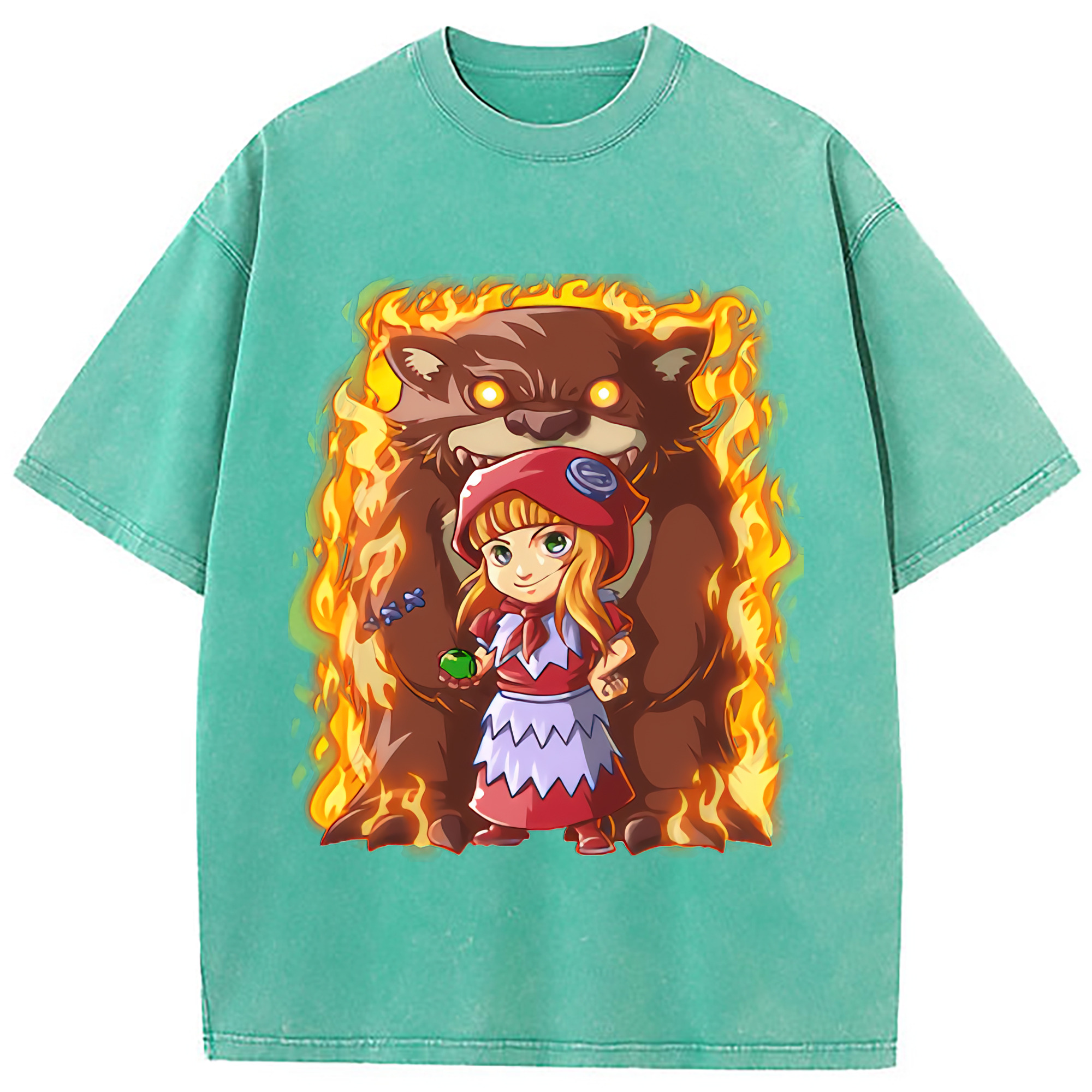 （画像用） リーグ・オブ・レジェンド League of Legends LOL 綿100% ヴィンテージ風 半袖Tシャツ（フロントプリント）